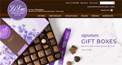 Desktop Screenshot of li-lacchocolates.com
